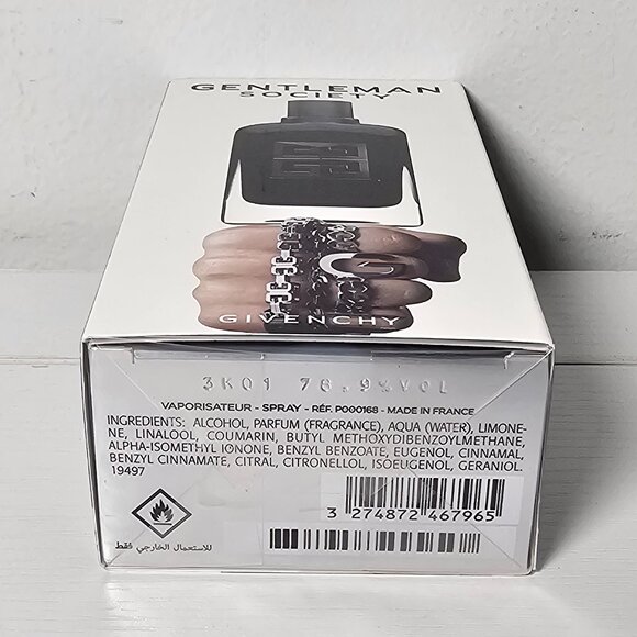 Givenchy GENTLEMAN SOCIETY  Extrême 100 ML -3.3 FL OZ - Sealed - Picture 3 of 5